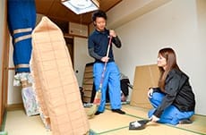 簡易清掃・ご確認